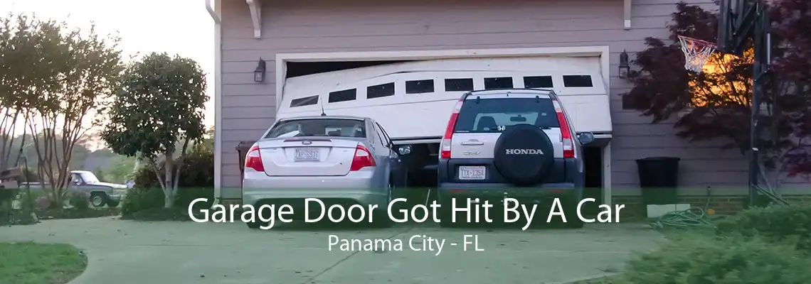 Garage Door Got Hit By A Car Panama City - FL